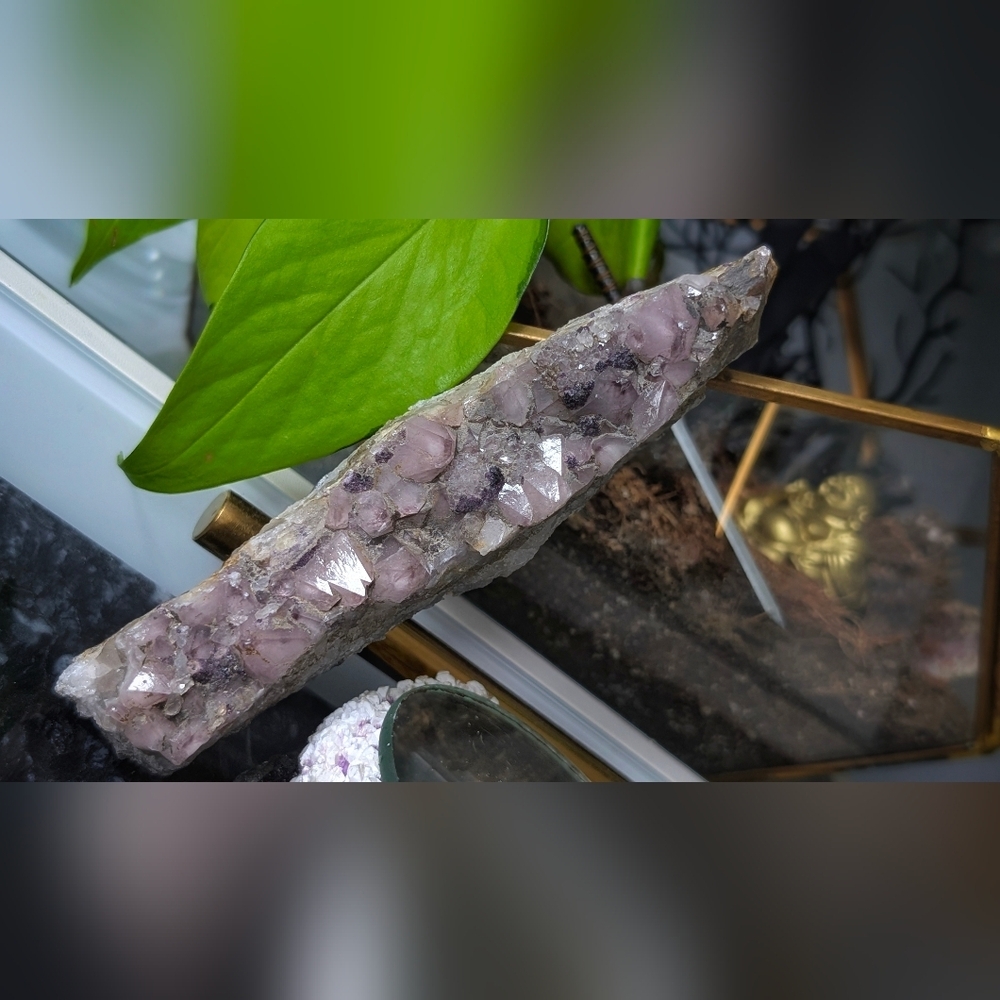 Druzy Super 7 Amethyst Crystal Cluster